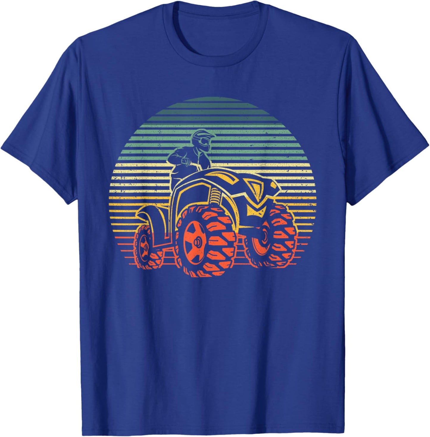Best ATV Design Women Kids 4 Wheeler ATV Quad Racing T-Shirt - T-Shirt | Royal