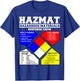 Hazardous Materials hazmat Response Crew T-Shirt - T-Shirt | Royal