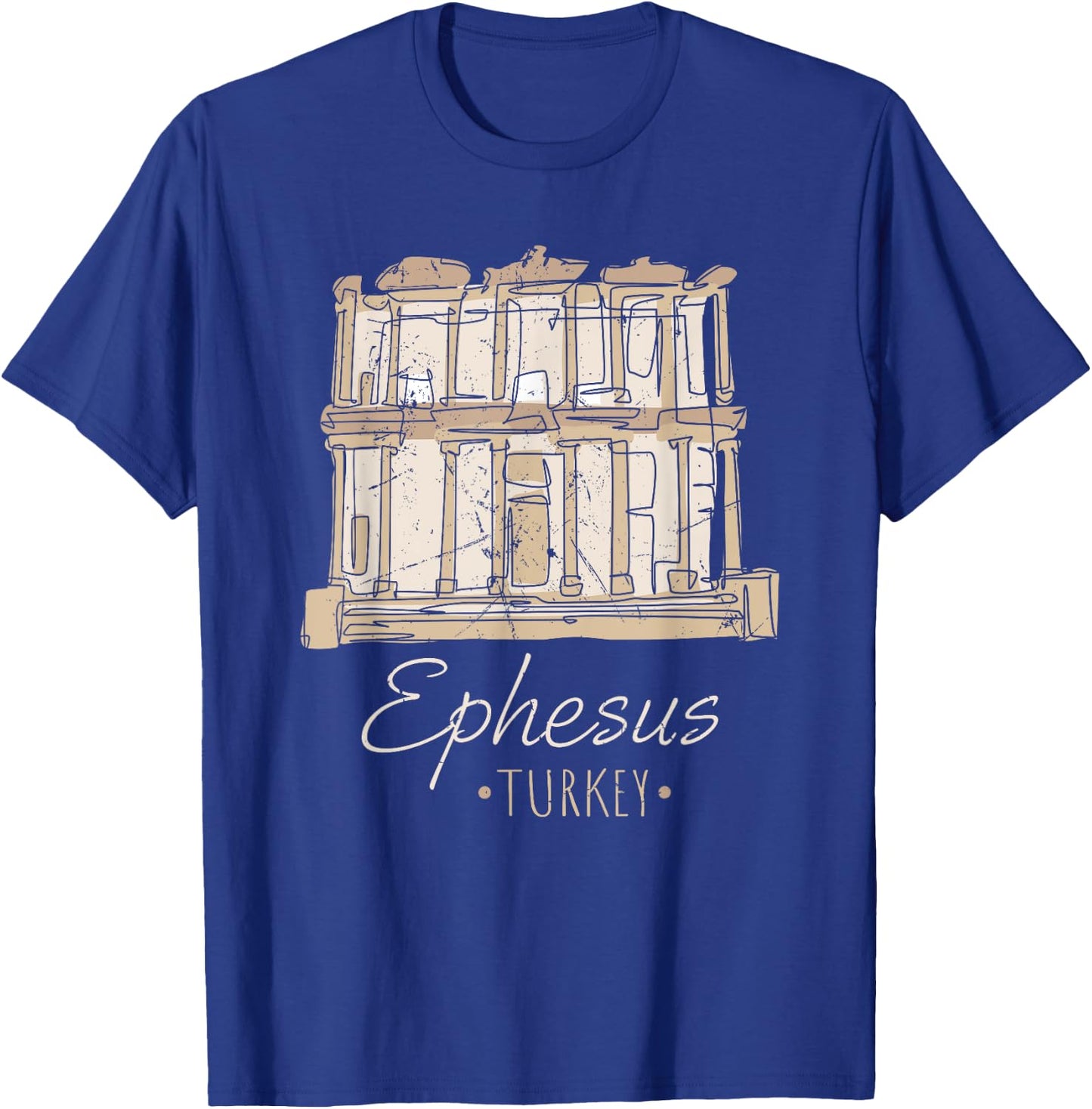 Ephesus Turkey Ancient City Architecture Ruins History T-Shirt - T-Shirt | Royal
