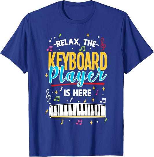Pianist Keyboard Piano Player T-Shirt - T-Shirt | Royal