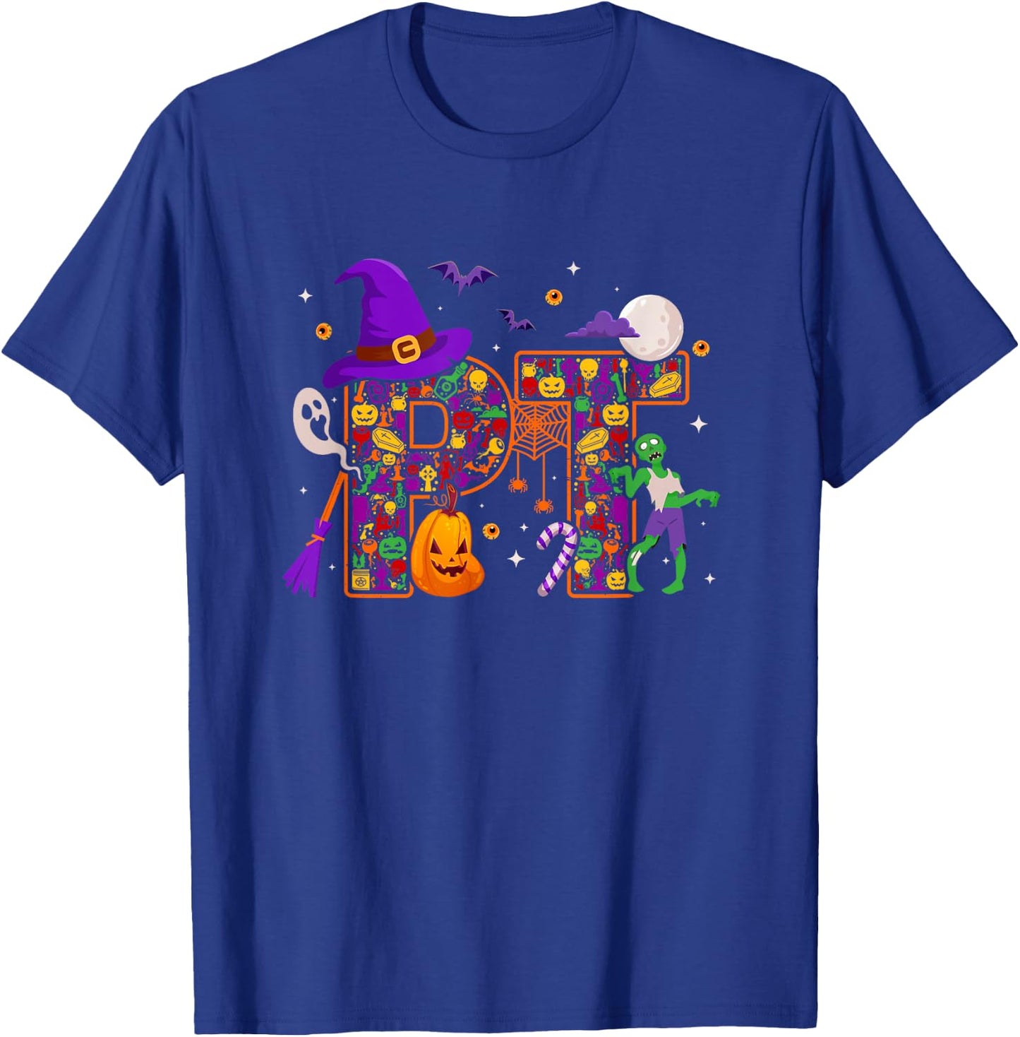 Physical Therapist Halloween PT Physical Therapy Assistant T-Shirt - T-Shirt | Royal