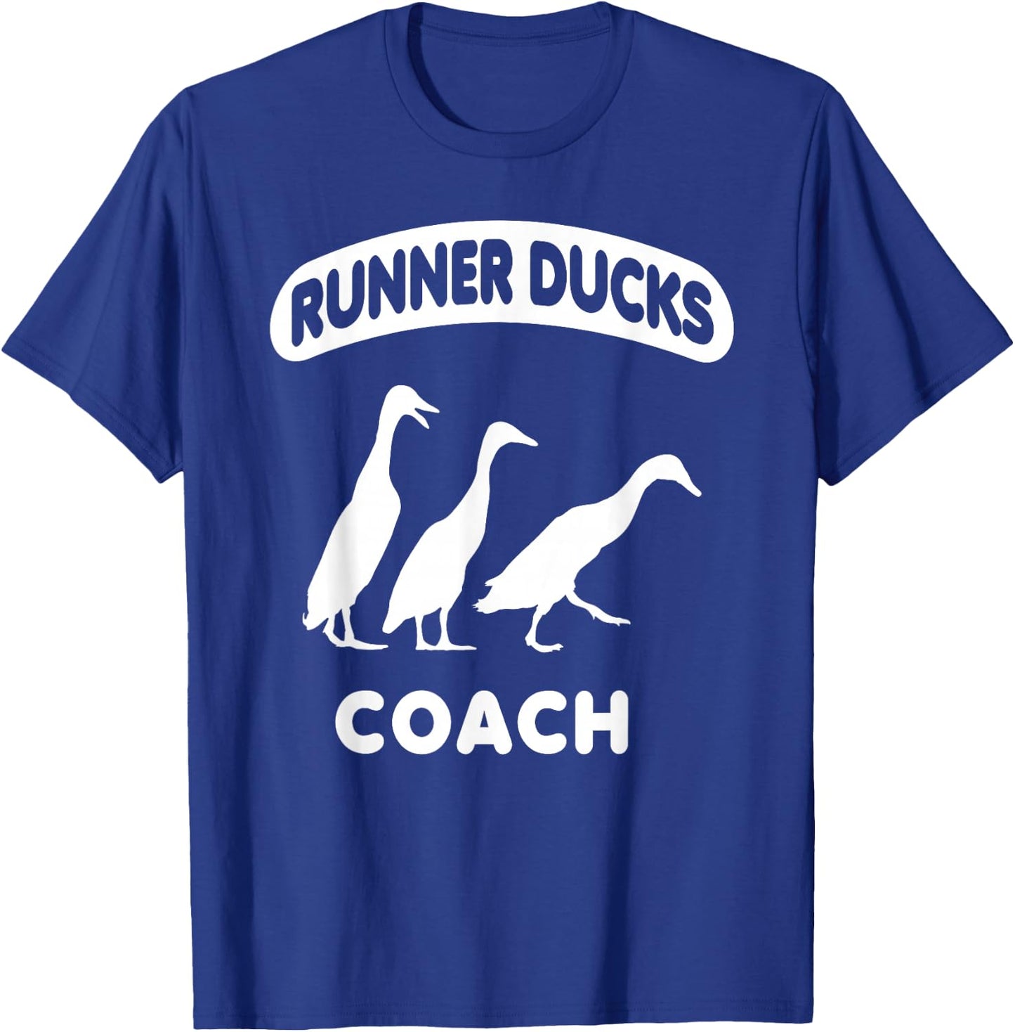 Runner Ducks Coach Indian Duck T-Shirt - T-Shirt | Royal