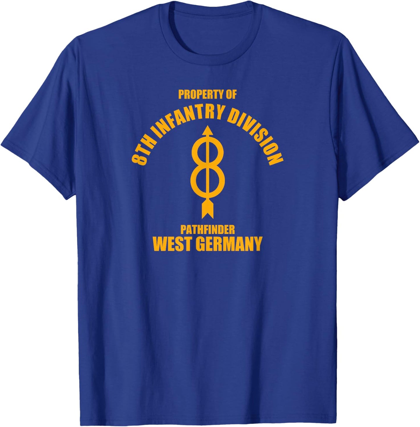 8th Infantry Division T-Shirt - T-Shirt | Royal