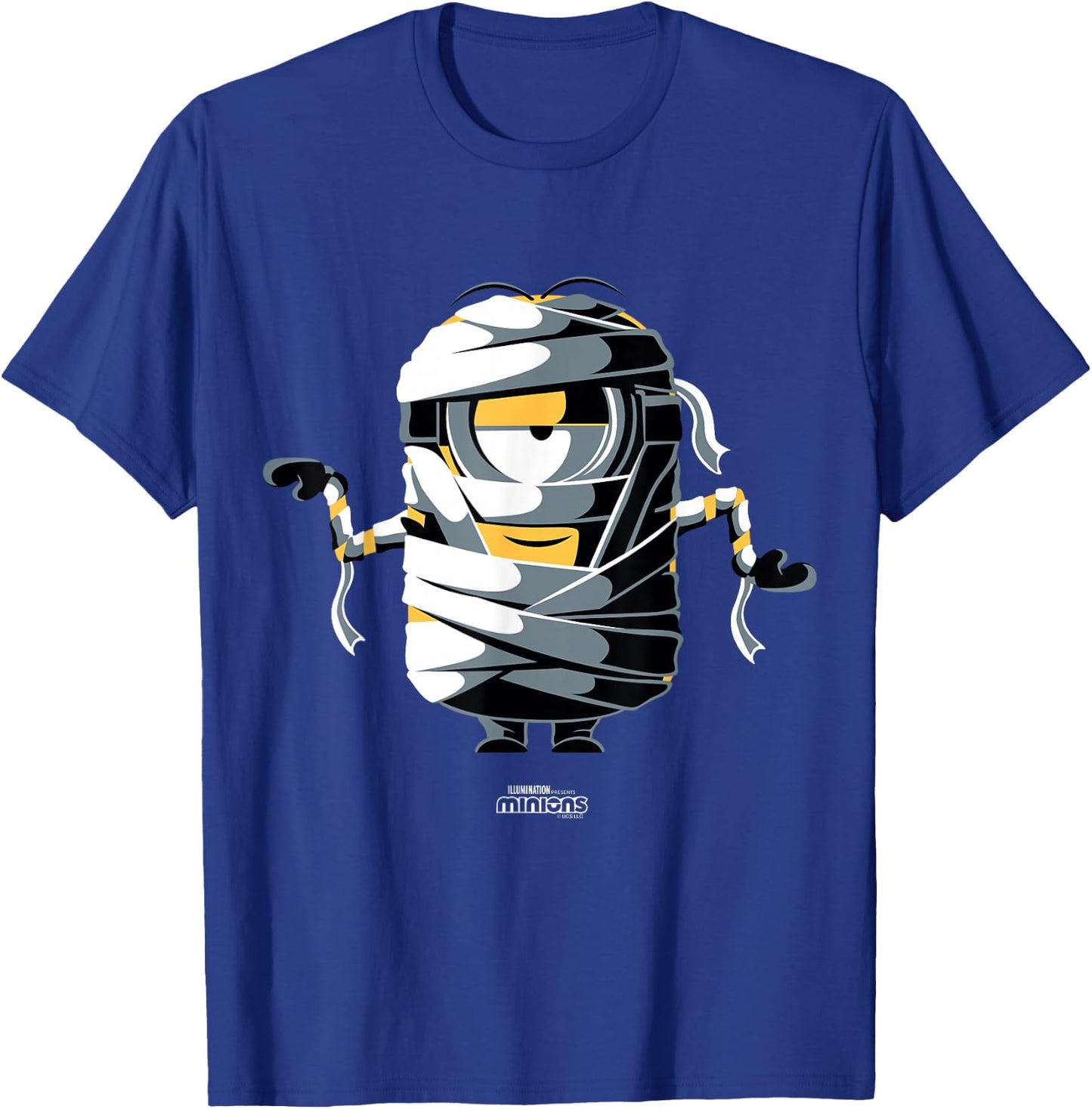 Minions Monsters Mummy Stuart Halloween T-Shirt - T-Shirt | Royal