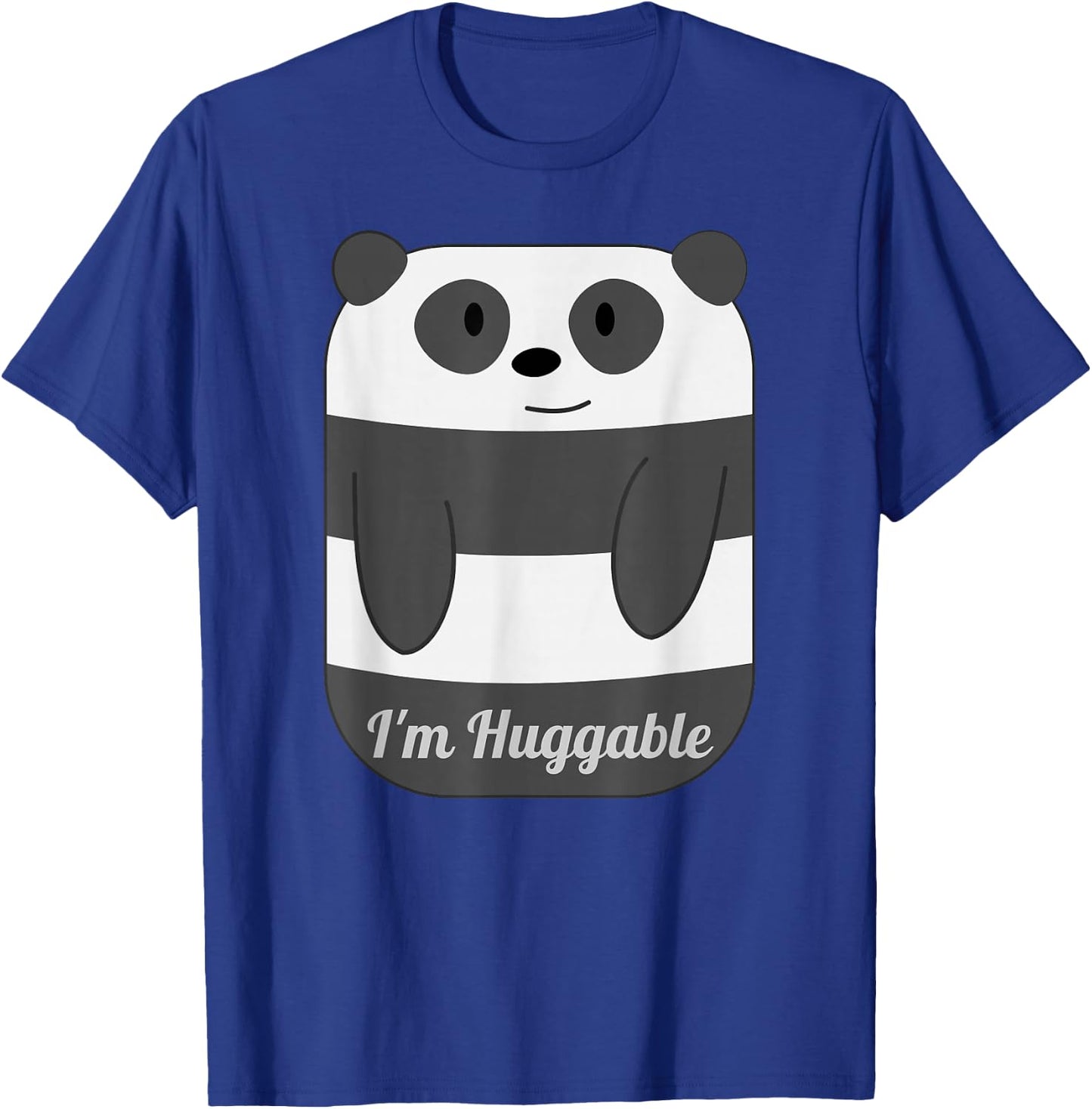 Adorable I'm Huggable Panda T-Shirt - T-Shirt | Royal