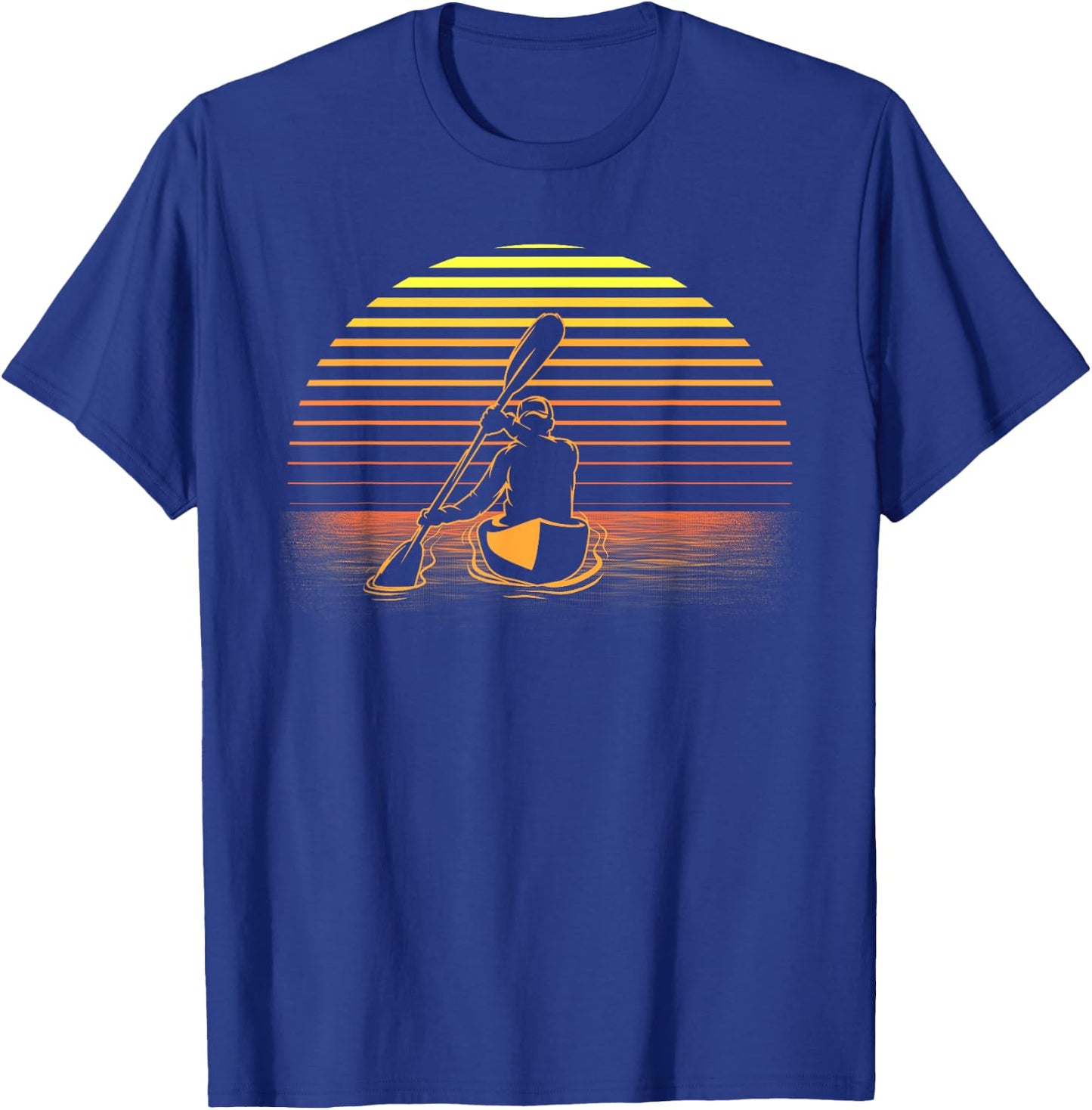 Cool Kayaking Art Women Kayak Paddling Sport Kayaker T-Shirt - T-Shirt | Royal