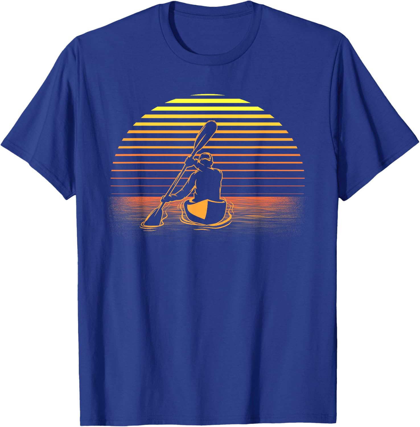 Cool Kayaking Art Women Kayak Paddling Sport Kayaker T-Shirt - T-Shirt | Royal