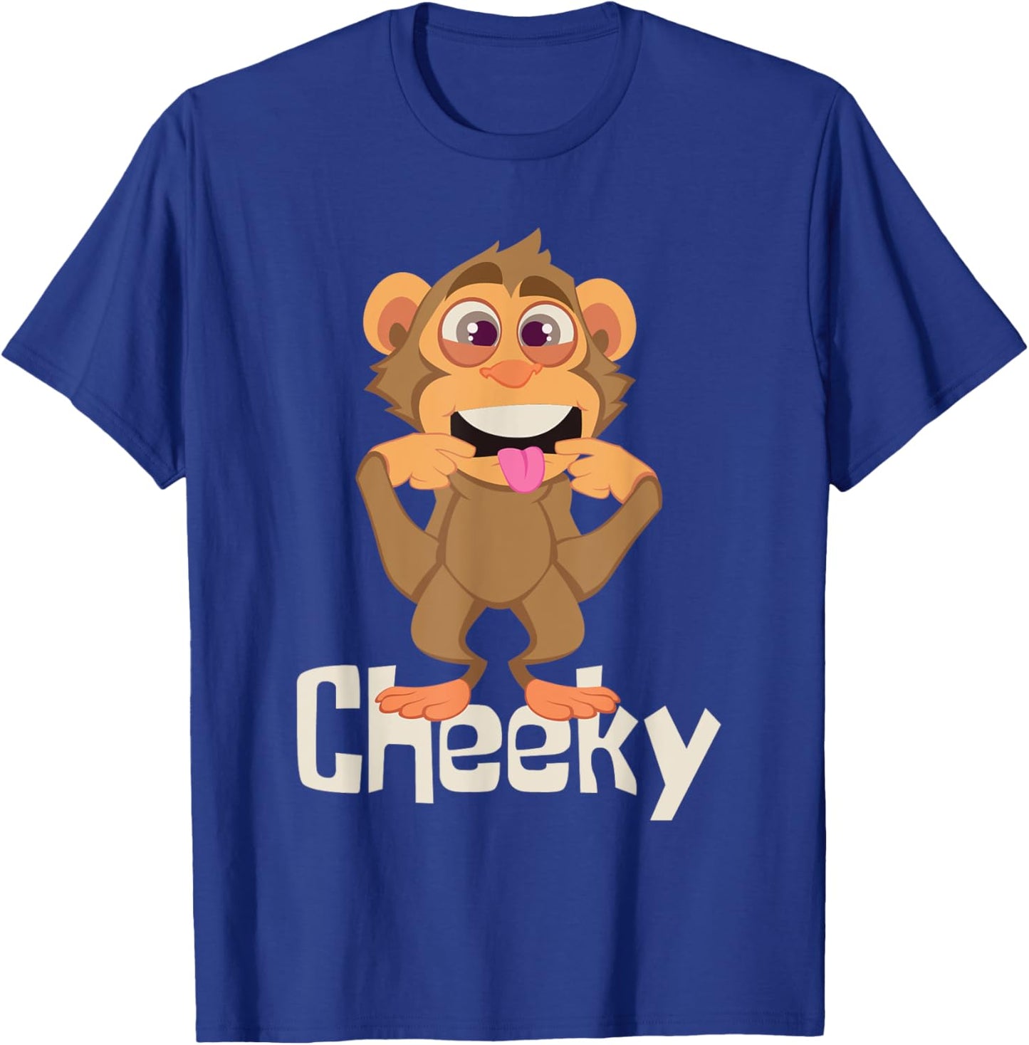 Cheeky - Monkey Primate Lover Zoo Animal Zookeeper Zoology T-Shirt - T-Shirt | Royal