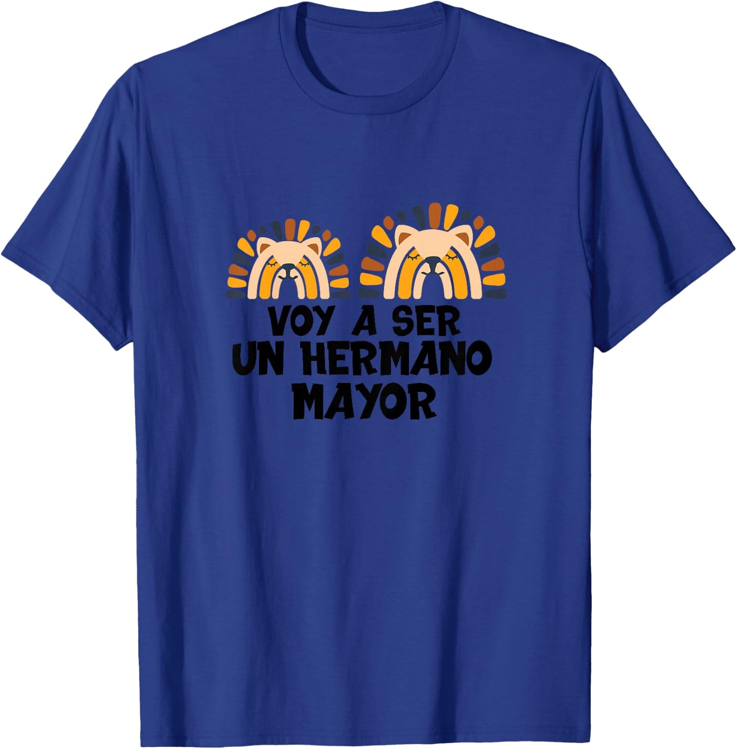 Spanish Voy A Ser Un Hermano Mayor Lion T-Shirt - T-Shirt | Royal