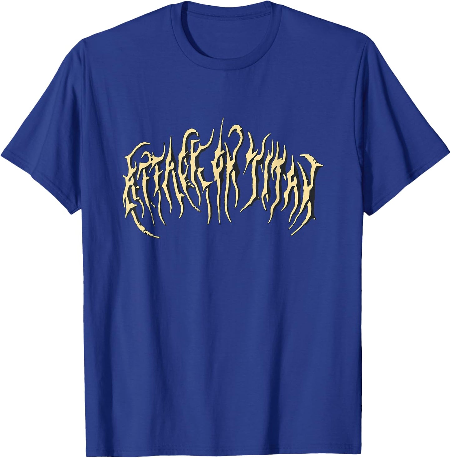 Attack on Titan Season 4 Metal Logo Titan Front and Back T-Shirt - T-Shirt | Royal