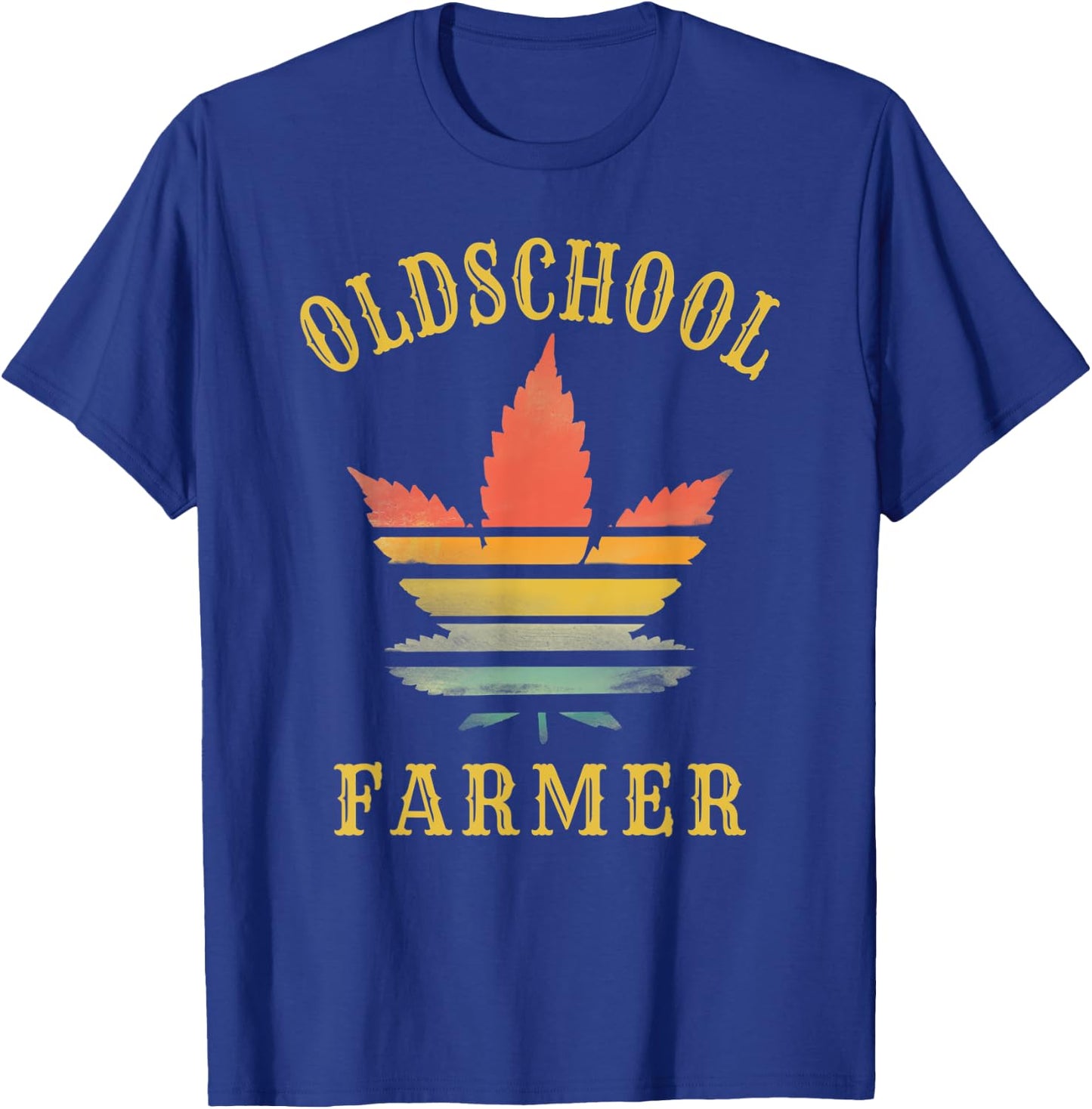 Humorous Weed Leaf Pot Farmer Plant Growers Lovers Quote T-Shirt - T-Shirt | Royal