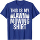 Cool Lawn Mowing Women Groundskeeper Care Landscaper T-Shirt - T-Shirt | Royal
