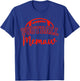 Football Memaw Matching Family Football T-Shirt - T-Shirt | Royal