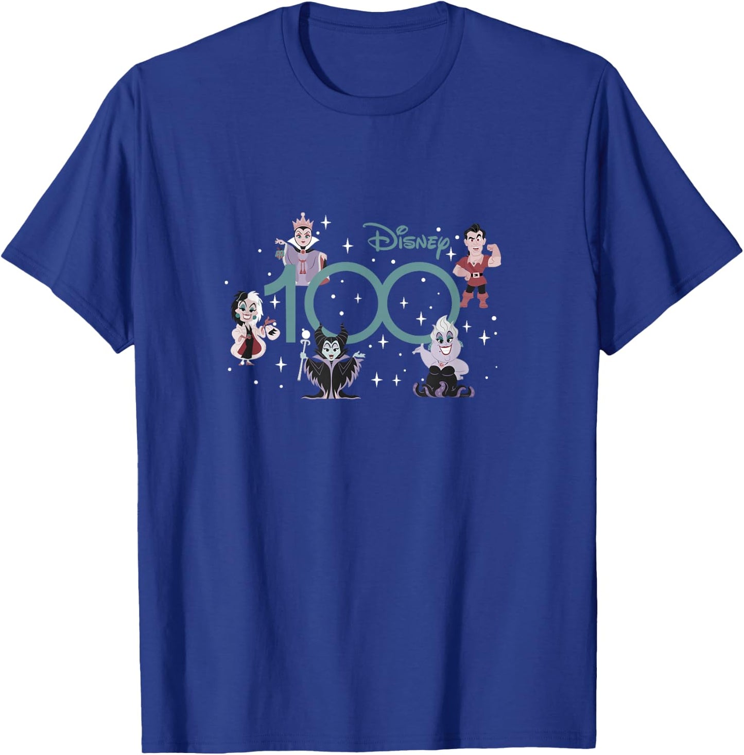 Disney 100 Disney Villains 100th Anniversary Muted Cute D100 T-Shirt - T-Shirt | Royal