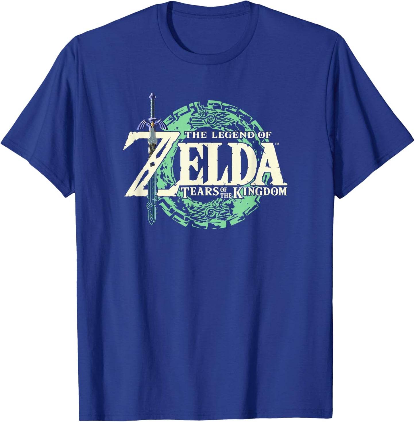 The Legend of Zelda Tears Of The Kingdom Official Logo Short Sleeve , Black, Small T-Shirt - T-Shirt | Royal