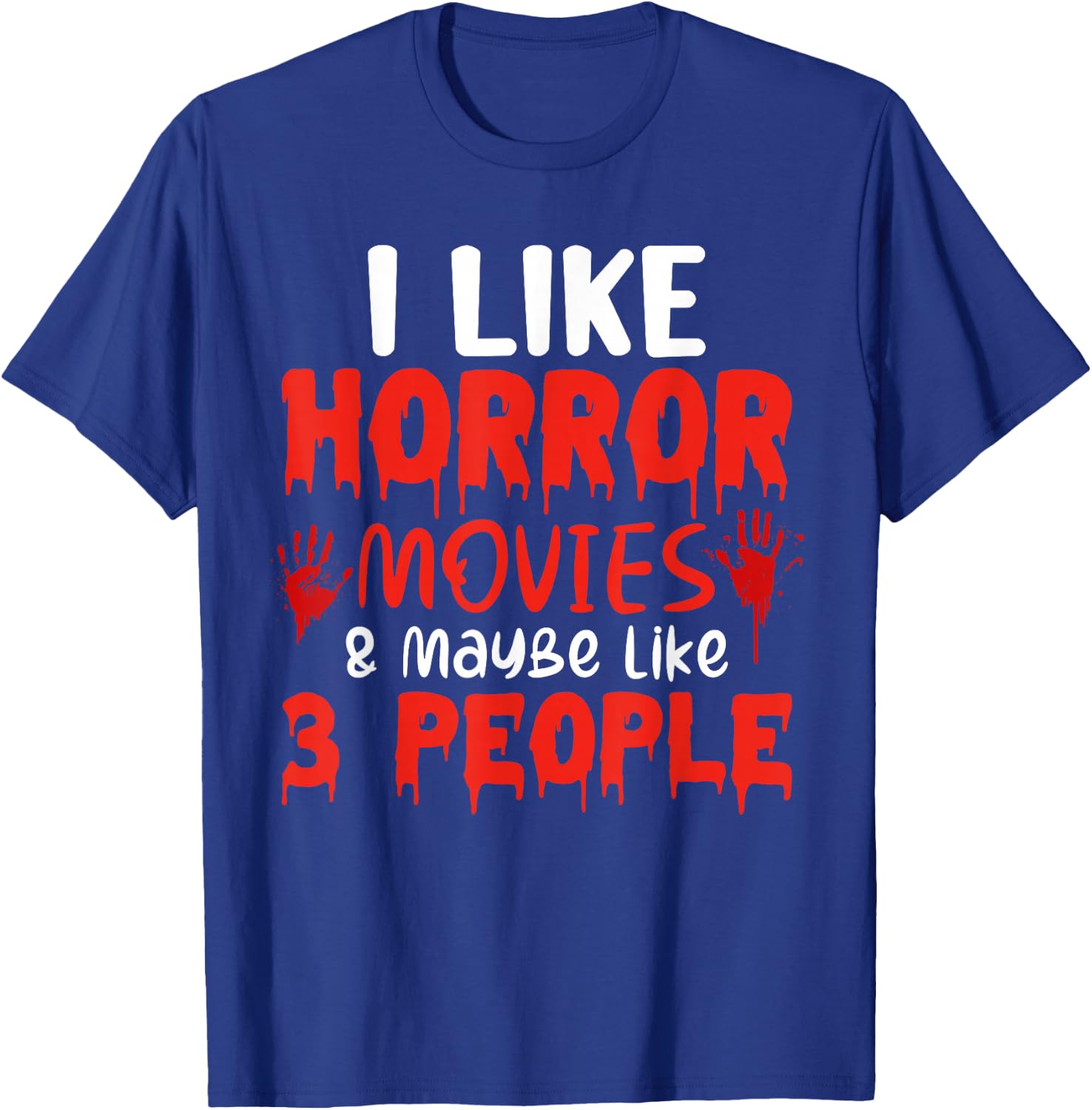 Horror Movie Gift Scary Movies True Crime T-Shirt - T-Shirt | Royal