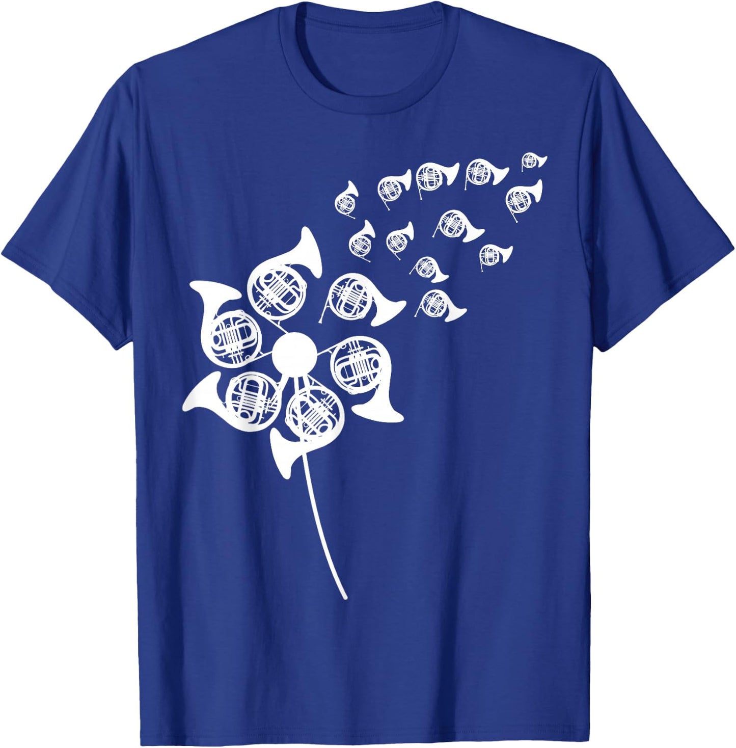 Dandelion French Horn Stuff for Hornist | French Horn T-Shirt - T-Shirt | Royal