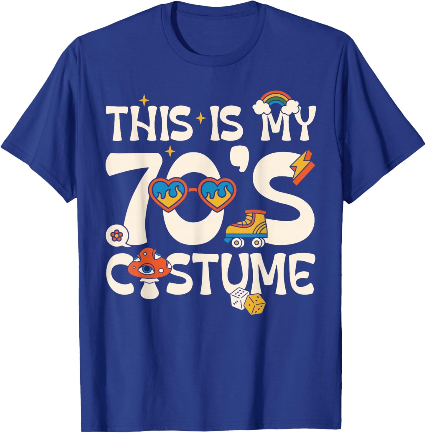 This is My 70's Costume T-Shirt - T-Shirt | Royal