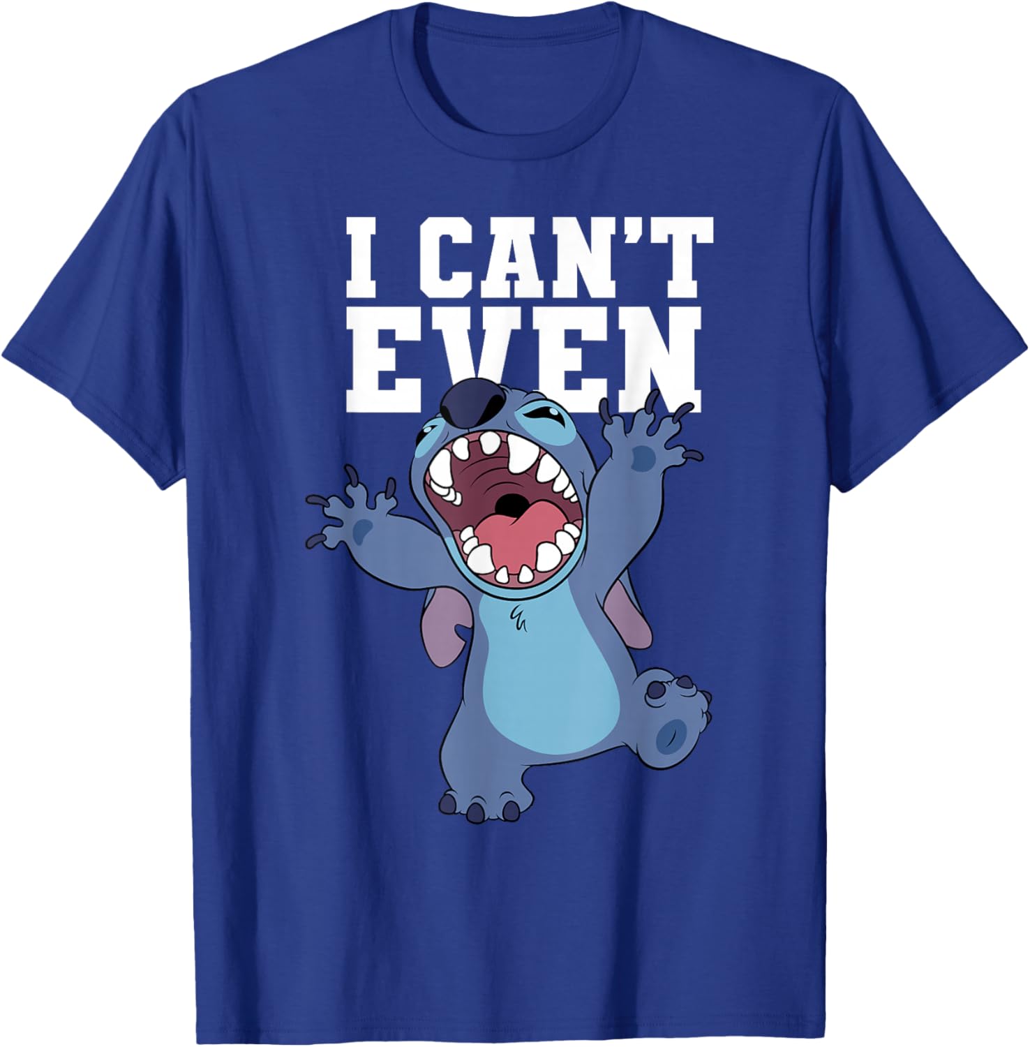 Disney Lilo & Stitch Monster Attack I Can't Even Quote T-Shirt - T-Shirt | Royal