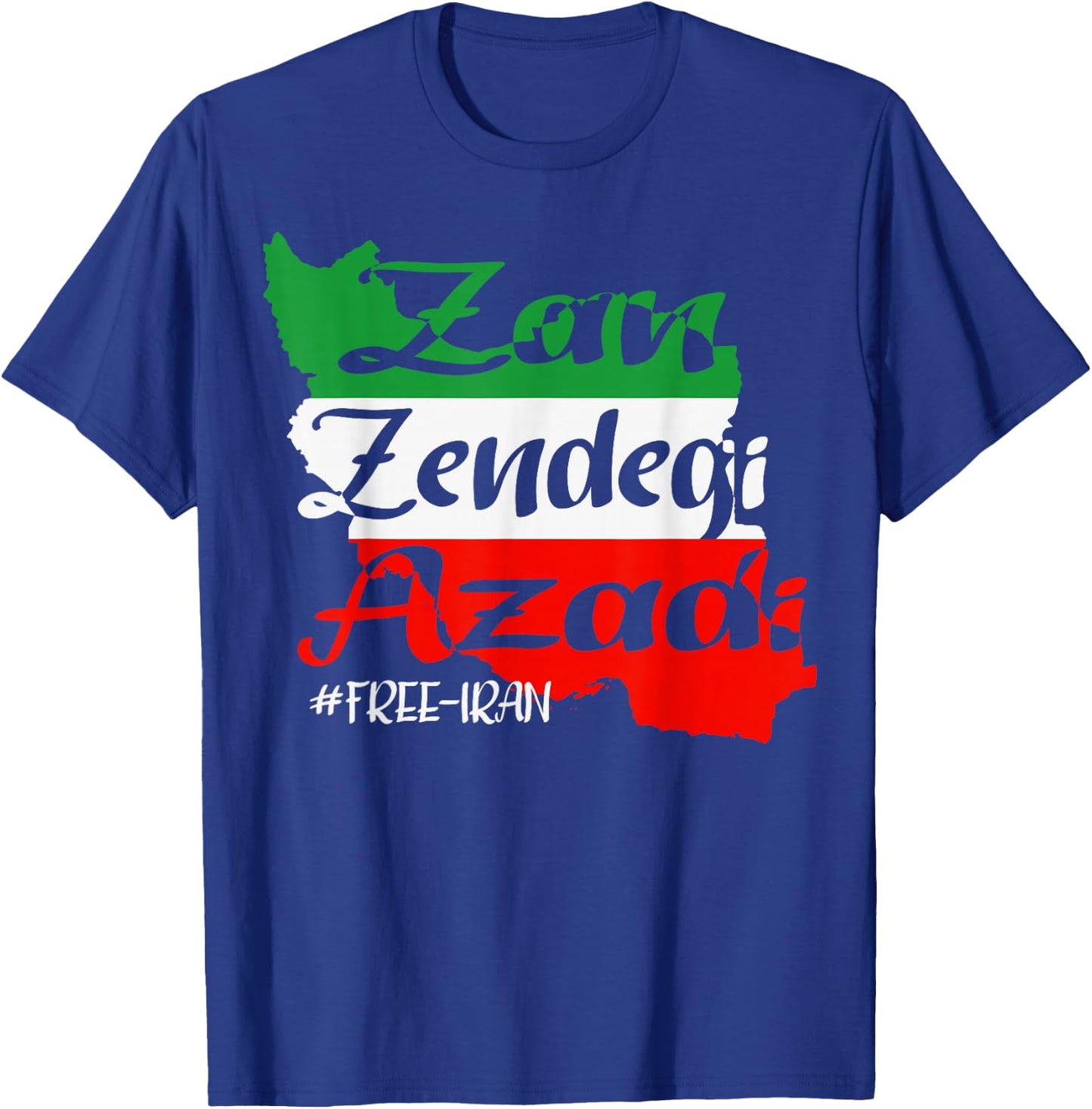 Zan Zendegi Azadi iran T-Shirt - T-Shirt | Royal
