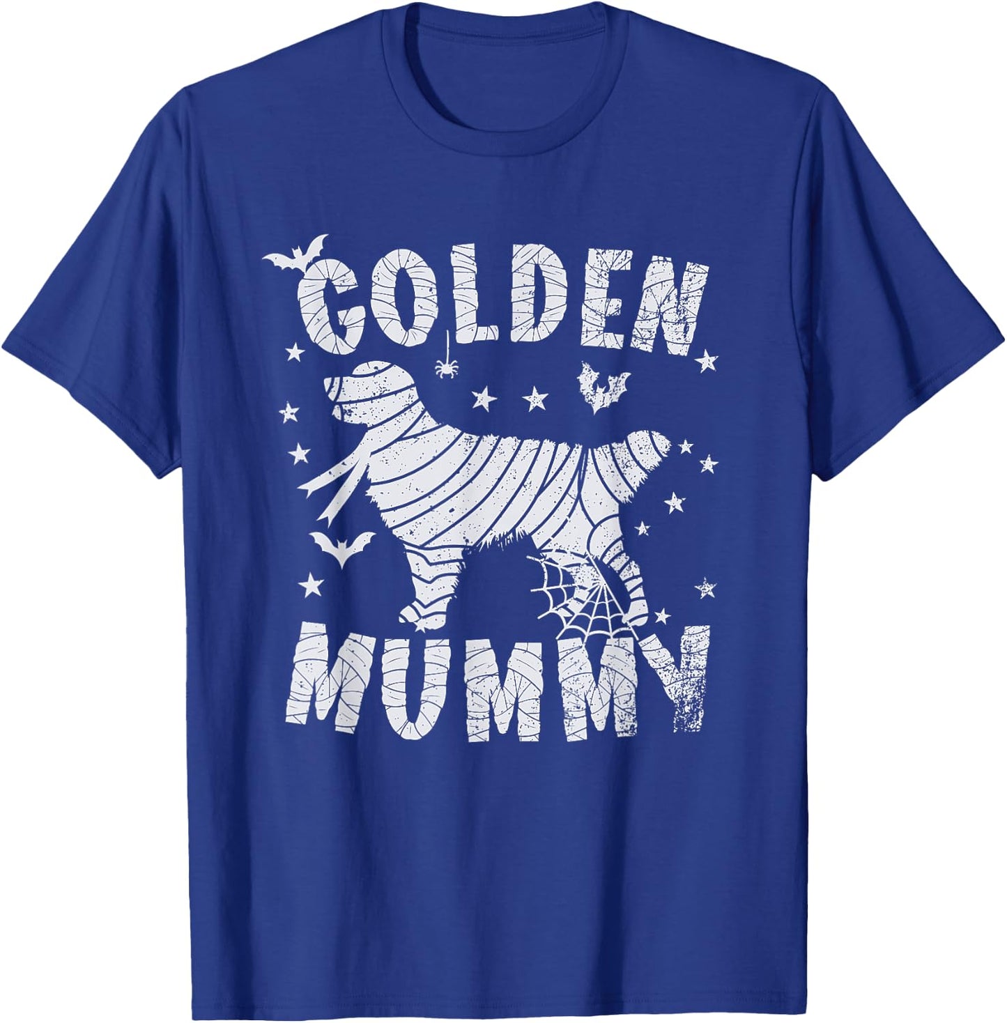 Golden Mummy Retriever - Halloween T-Shirt - T-Shirt | Royal