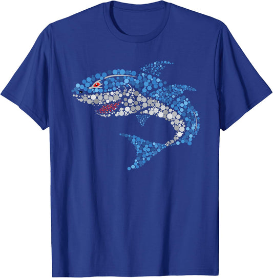 Polka Dot Shark International Dot Day T-Shirt - T-Shirt | Royal