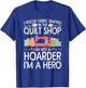 Funny Quilting Art Women Stitch Sewer Quilt Quilter T-Shirt - T-Shirt | Royal