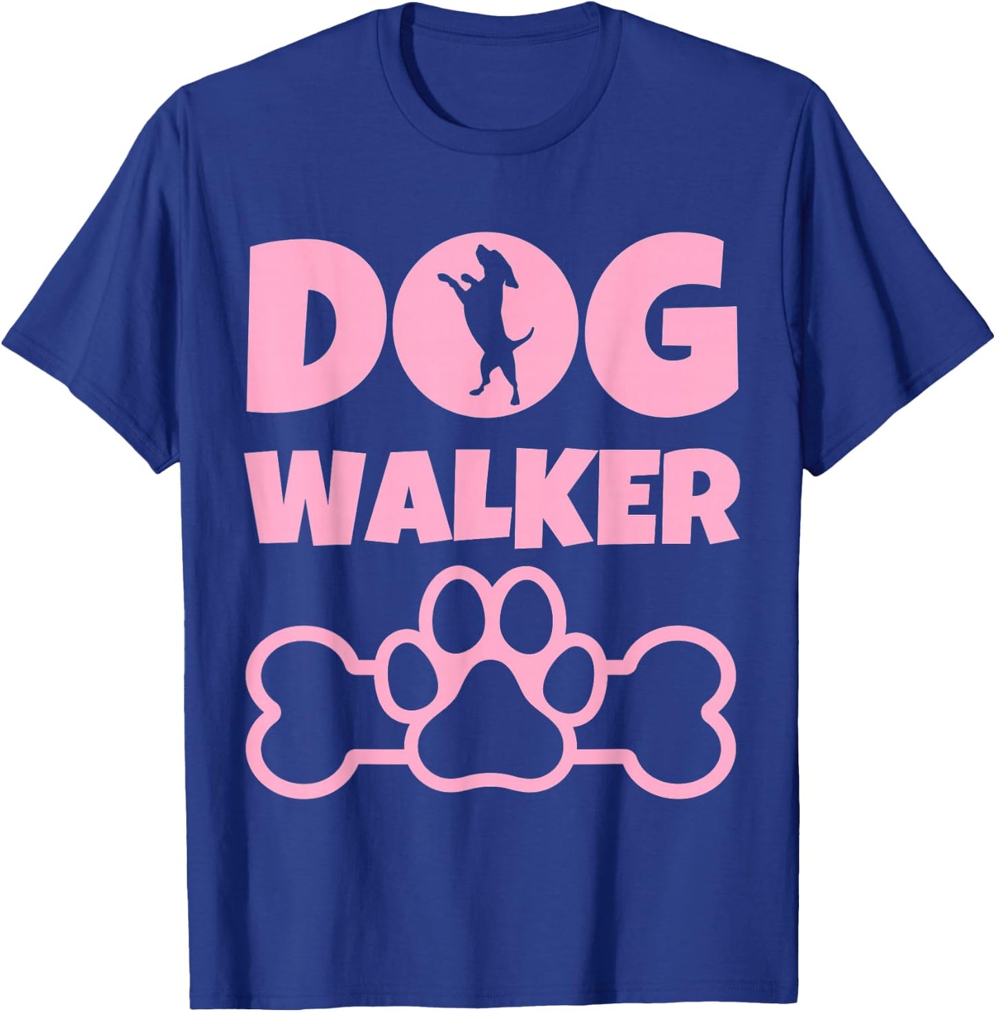 Dog Walker - Dog Lover Present - Dog Owner - Dog Walking T-Shirt - T-Shirt | Royal