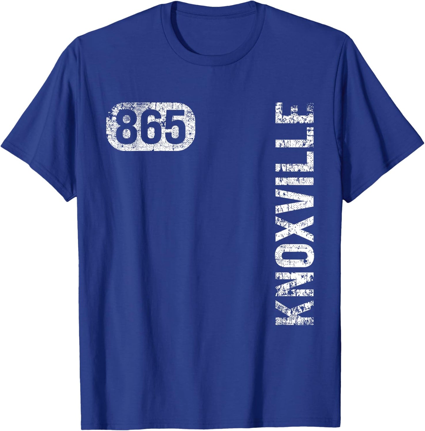 TN Hometown Love Retro Souvenir Apparel Knoxville Tennessee 865 Area Code Vintage Retro T-Shirt - T-Shirt | Royal