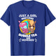 Just A Girl Who Loves Bubble Tea And Horses T-Shirt - T-Shirt | Royal