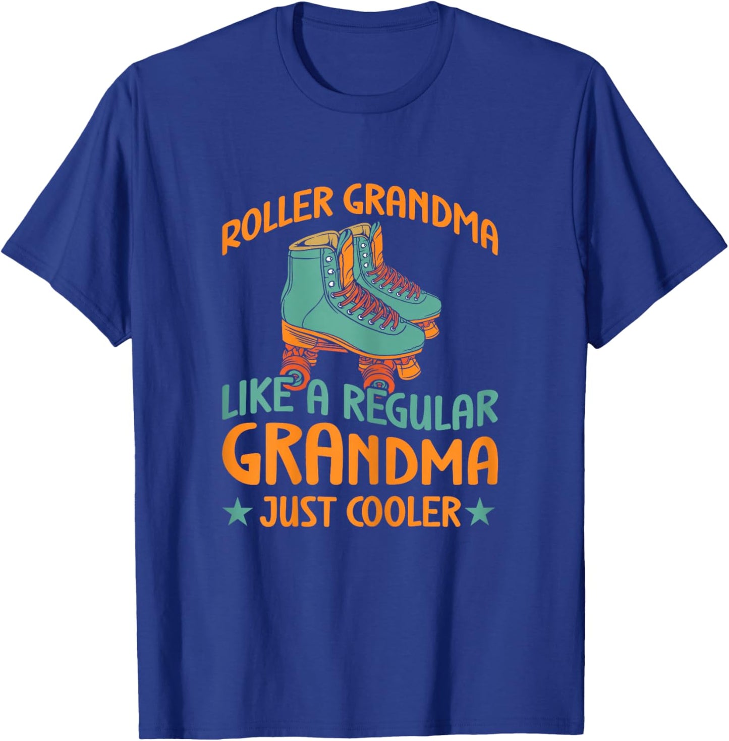 Funny Roller Skate Grandma Roller Skating T-Shirt - T-Shirt | Royal