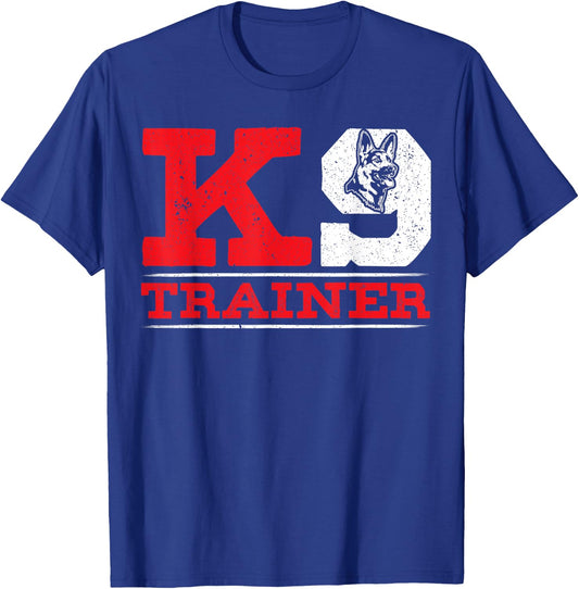 K9 Handler Police Dog Law Enforcement Police K9 Unit T-Shirt - T-Shirt | Royal