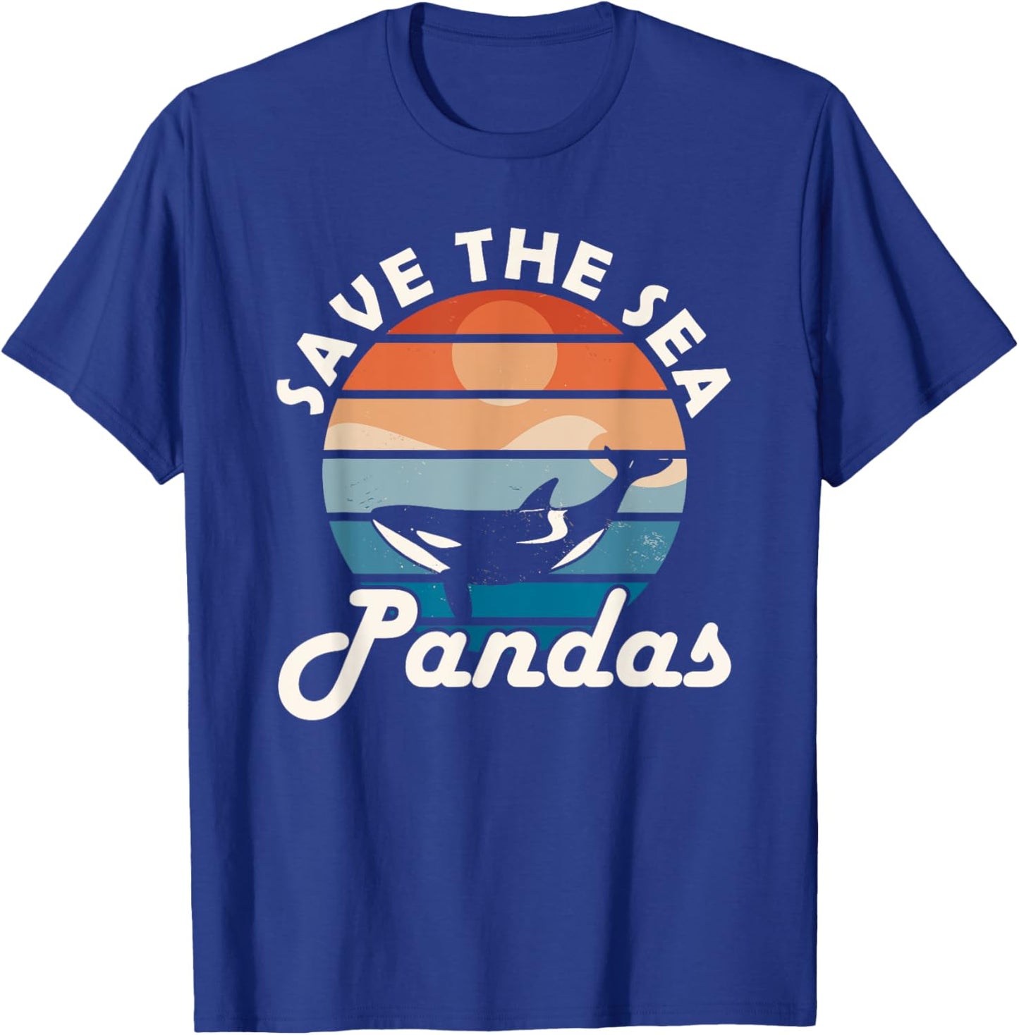 Save the Sea Pandas Marine Biologist T-Shirt - T-Shirt | Royal