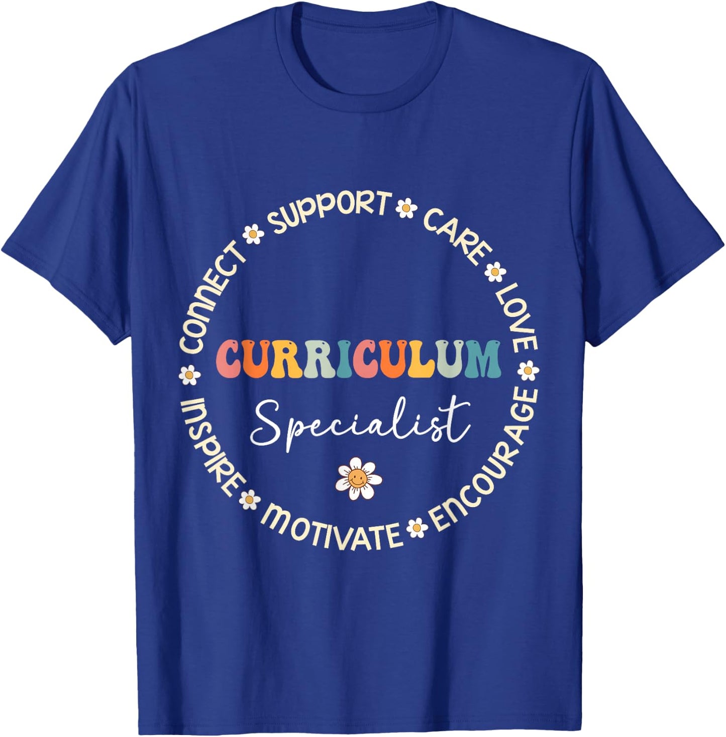 Cute Curriculum Specialist Squad Appreciation back to school T-Shirt - T-Shirt | Royal