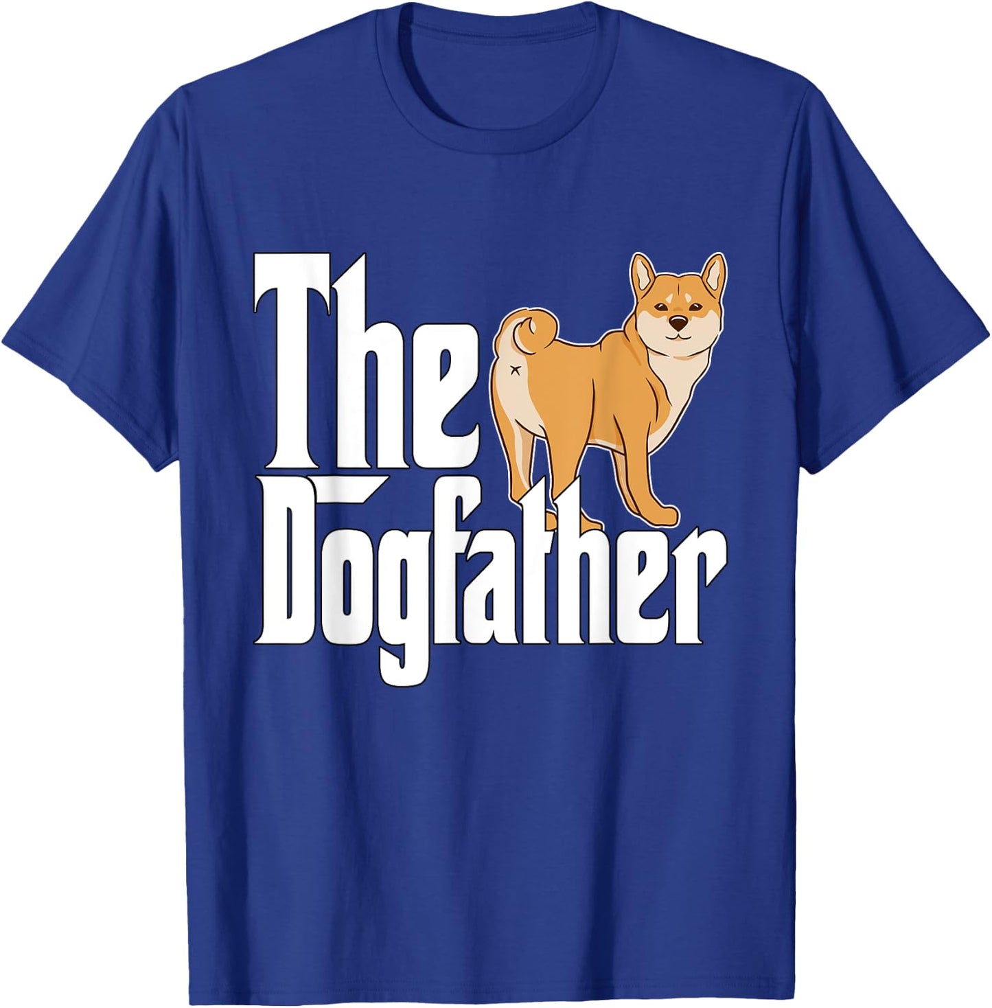 Shiba Inu Dog Dad Dogfather Dogs Daddy Father Women T-Shirt - T-Shirt | Royal