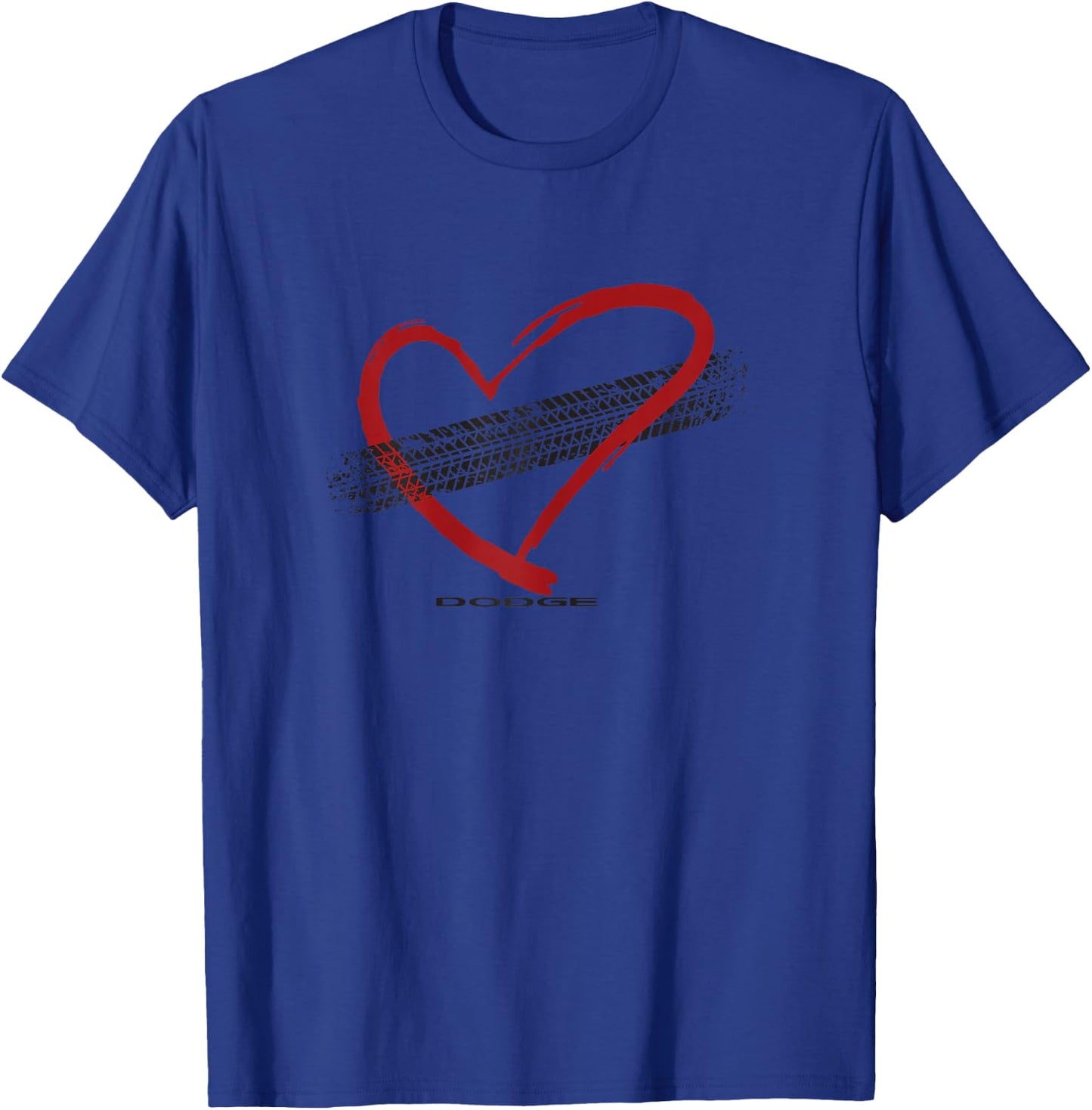 Dodge Heart Burn Out T-Shirt - T-Shirt | Royal