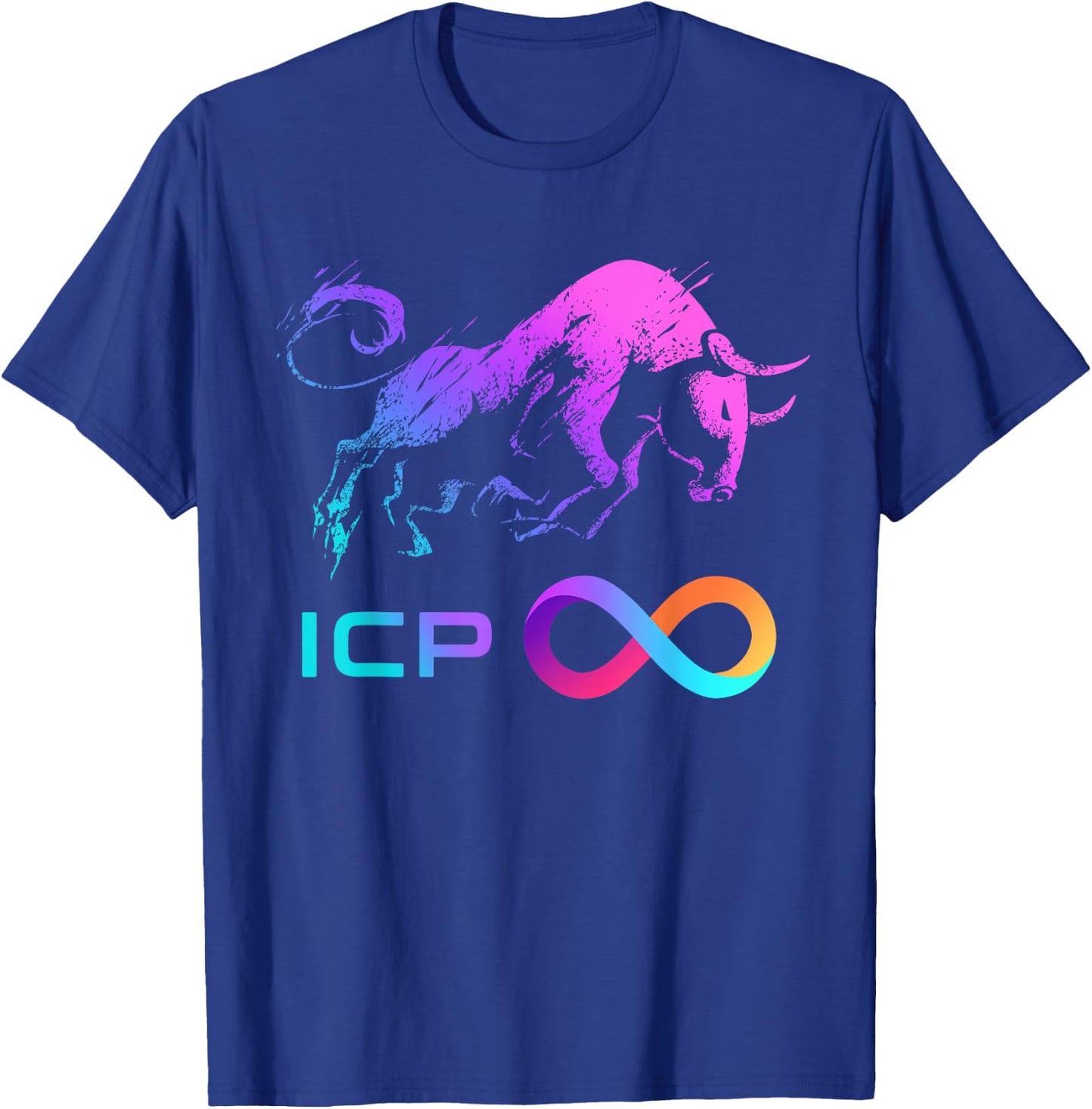 ICP Coin crypto BULLRUN HODL ICP token to be Millionaire T-Shirt - T-Shirt | Royal