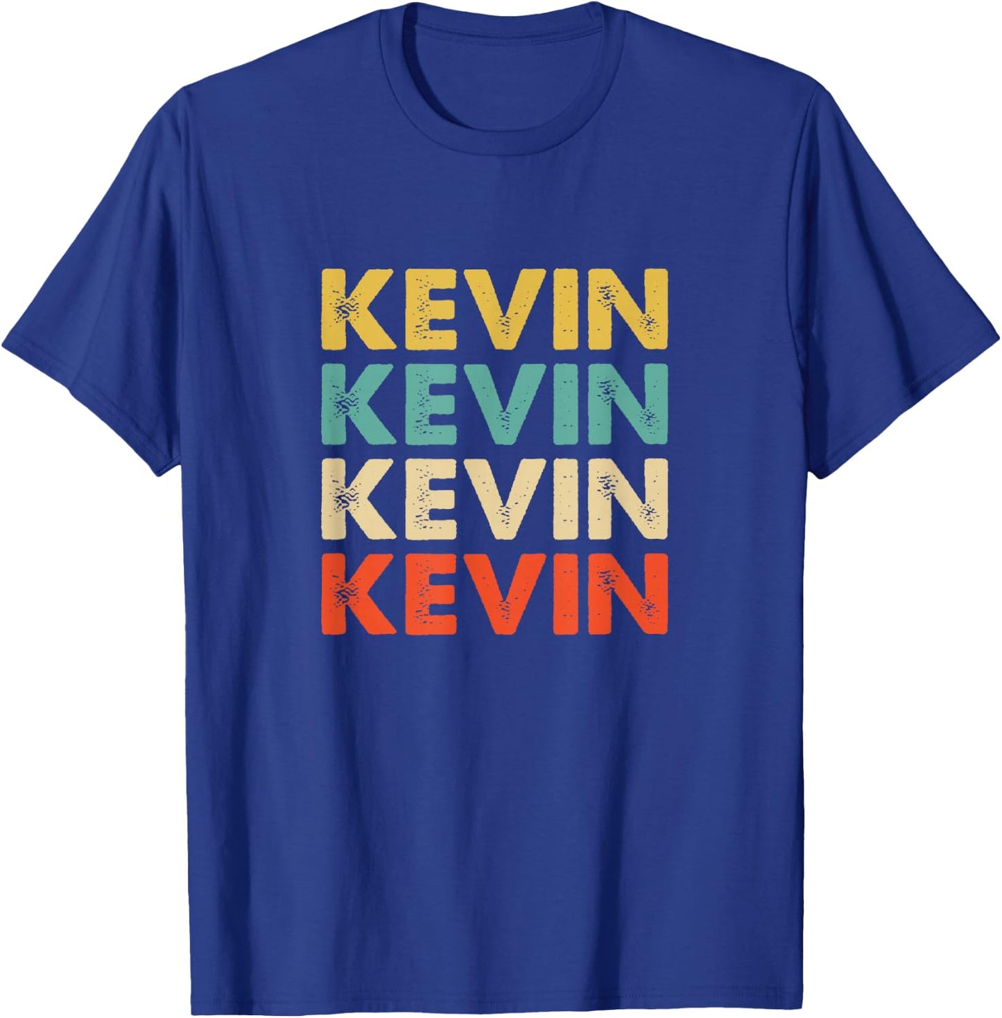Kevin Name T-Shirt - T-Shirt | Royal