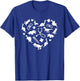 Pediatric Nurse Heart Cute Dinosaur Pediatric Physical Peds T-Shirt - T-Shirt | Royal