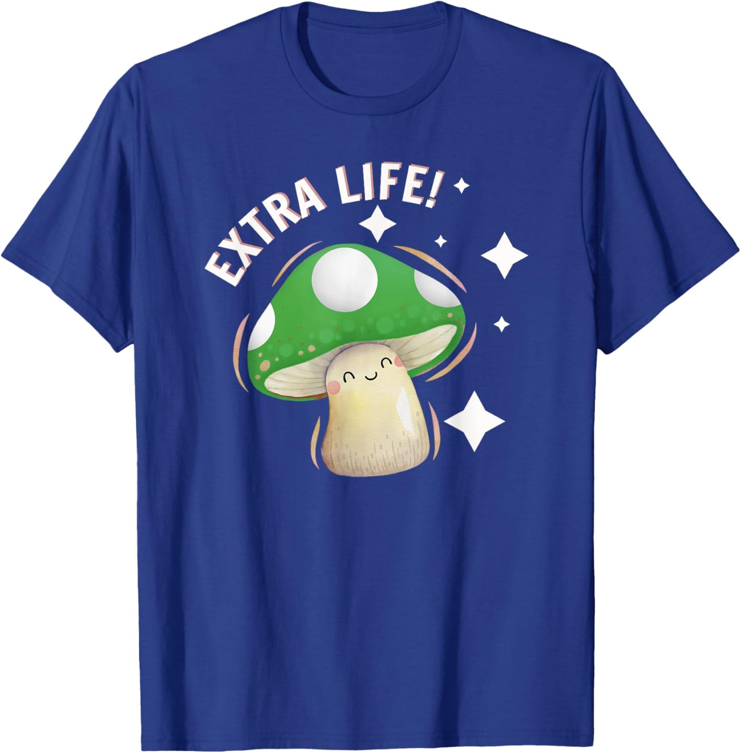 1Up Mushroom for Extra Life Cute Game Easy Family Costume T-Shirt - T-Shirt | Royal