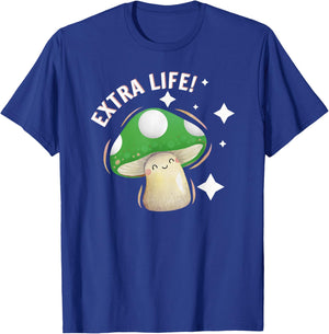 1Up Mushroom for Extra Life Cute Game Easy Family Costume T-Shirt - T-Shirt | Royal