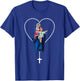 Holy Rosary Mama Mary Jesus T-Shirt - T-Shirt | Royal