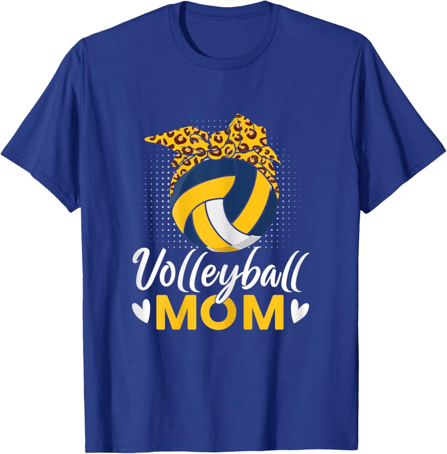 Volleyball Mom Volley Player Mom T-Shirt - T-Shirt | Royal
