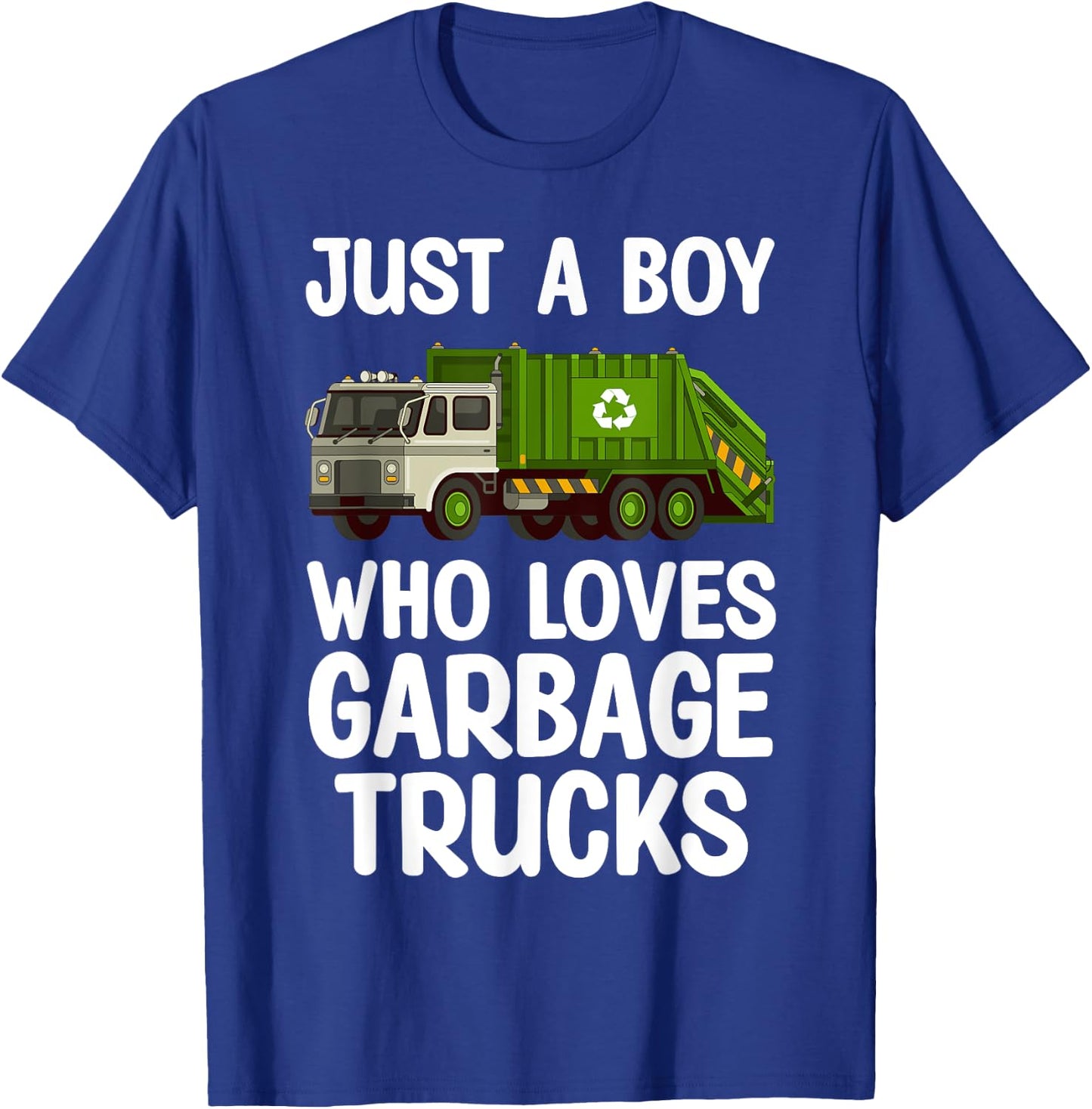Best Garbage Truck Art For Toddler Boys Trash Garbage Man T-Shirt - T-Shirt | Royal