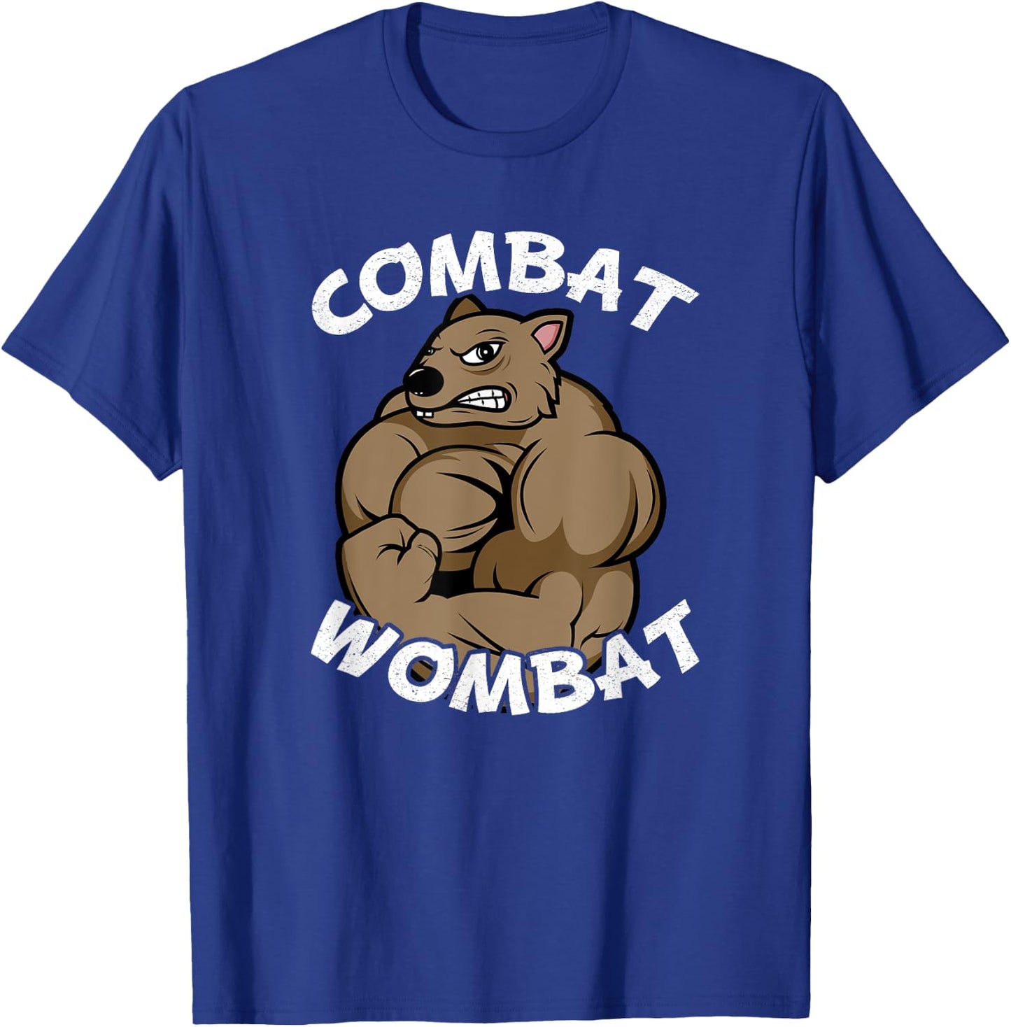 Combat Wombat Bag Teats T-Shirt - T-Shirt | Royal
