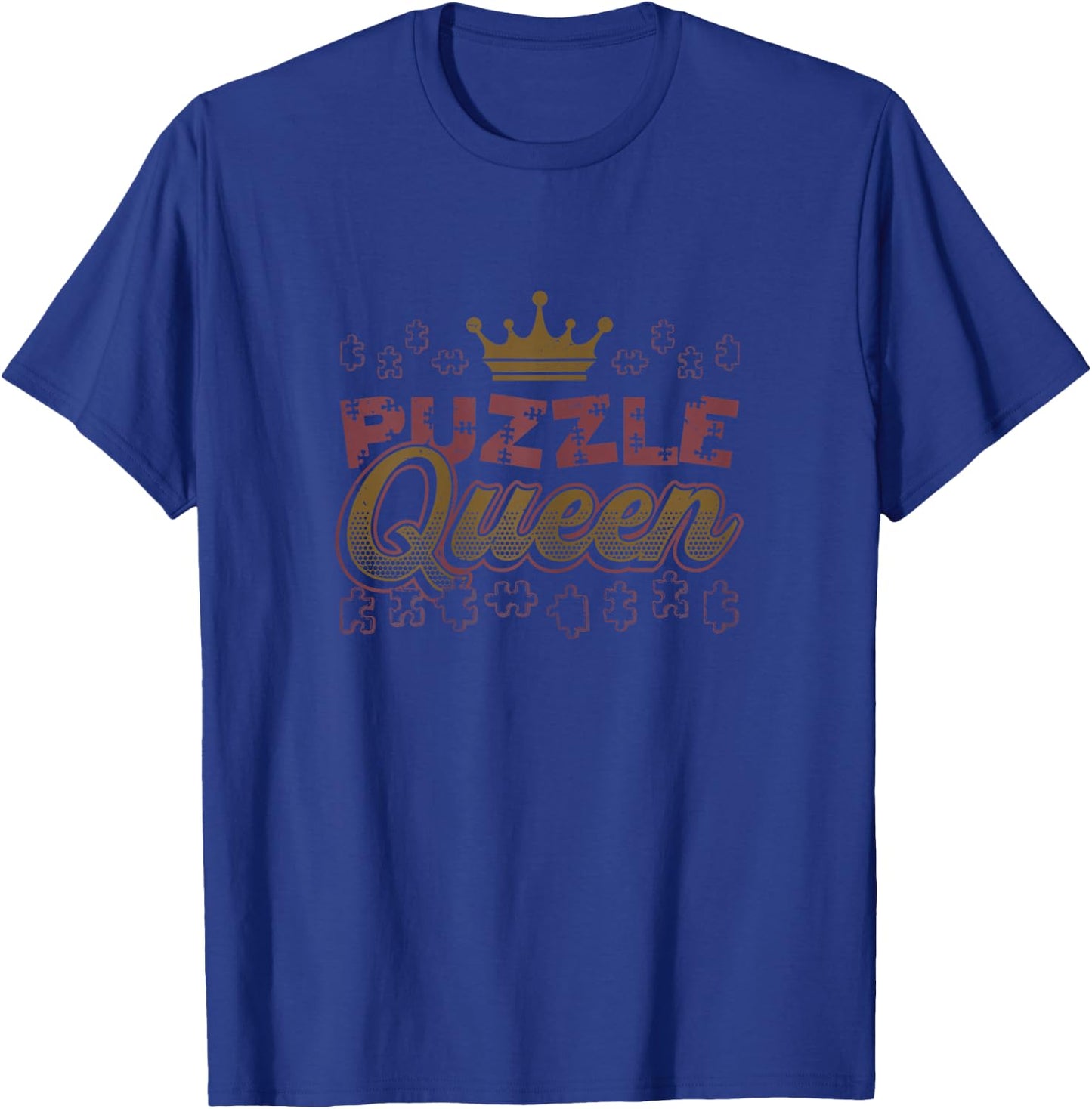 Puzzle Queen Puzzling Jigsaw Puzzle Queen T-Shirt - T-Shirt | Royal