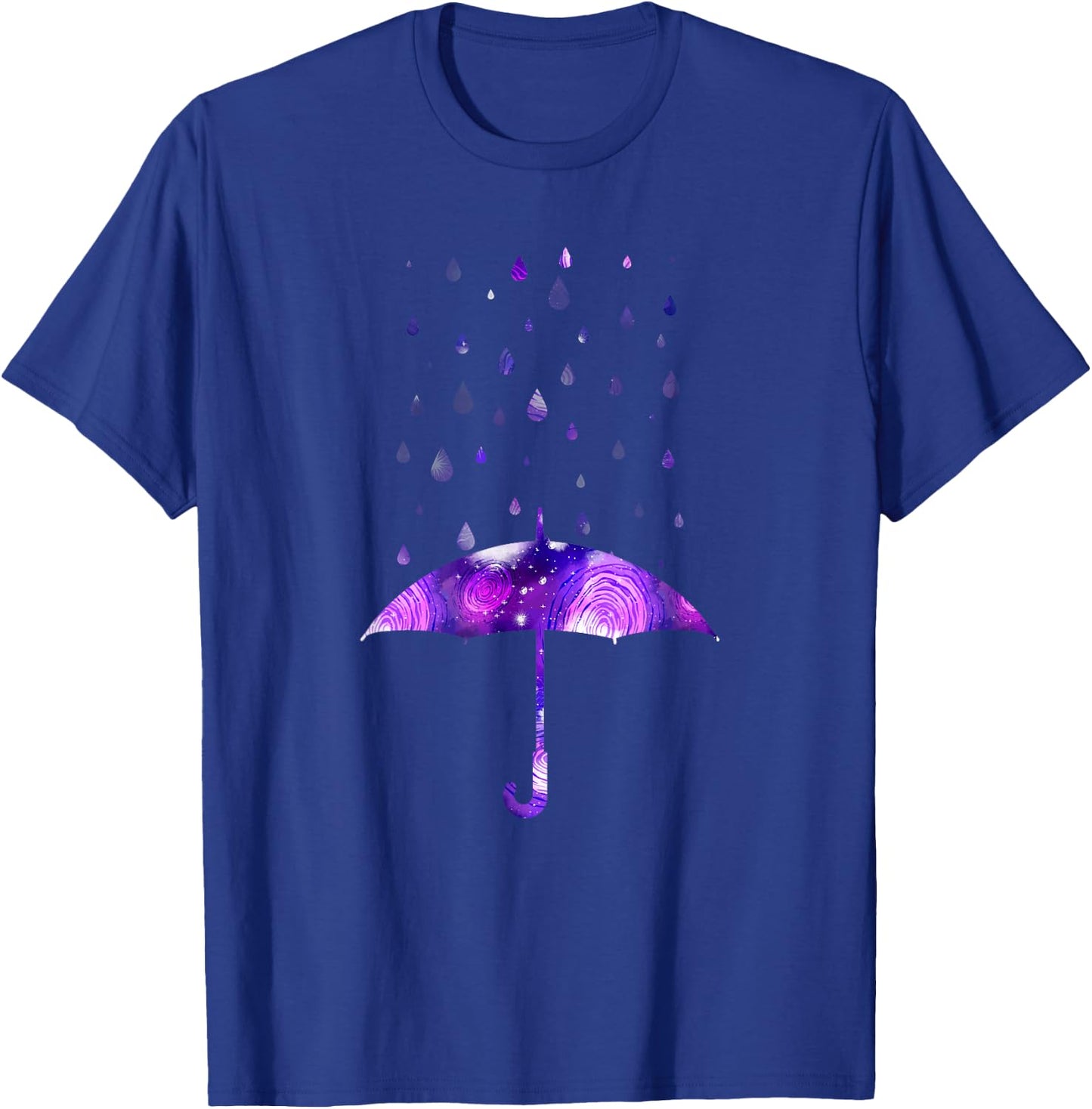 Umbrella Rain Purple For Violet Favorite Color T-Shirt - T-Shirt | Royal