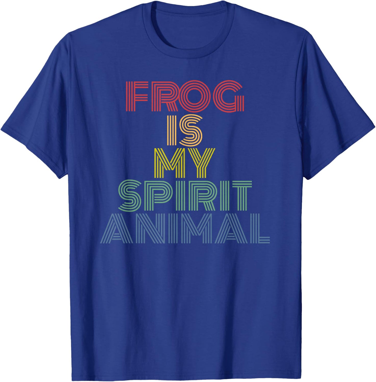 Frog Is My Spirit Animal retro 70s vintage T-Shirt - T-Shirt | Royal