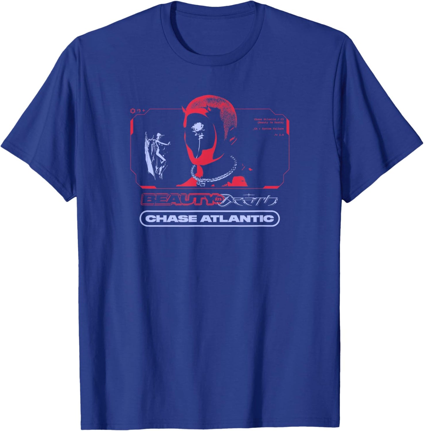 Chase Atlantic - Beauty In Death T-Shirt - T-Shirt | Royal