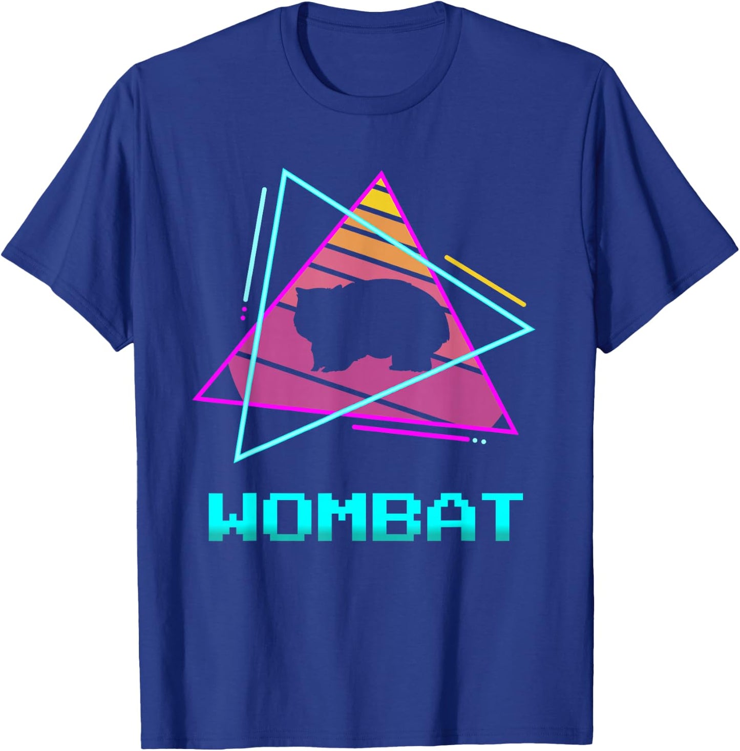 Retro Wombat Wombats T-Shirt - T-Shirt | Royal